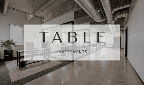 Table Investments portal screenshot