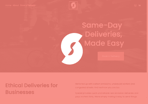 Zero-waste bike deliveries, managed by the riders