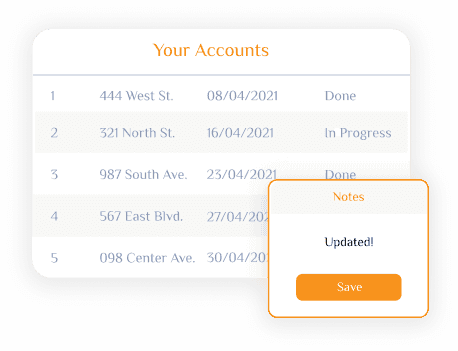 Check on pending projects
